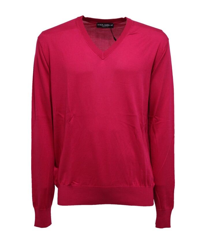 pull-en-soie-col-v