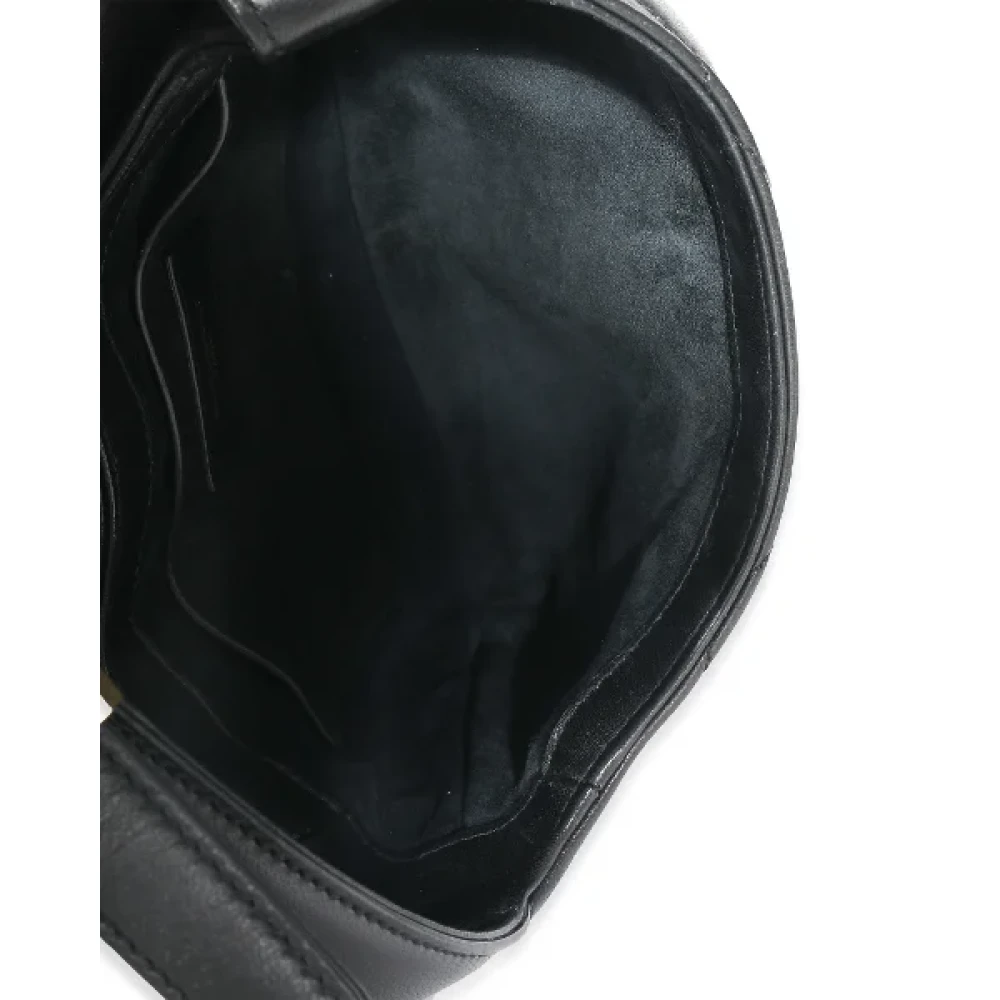 Yves Saint Laurent Vintage Pre-owned Leather handbags Black Dames