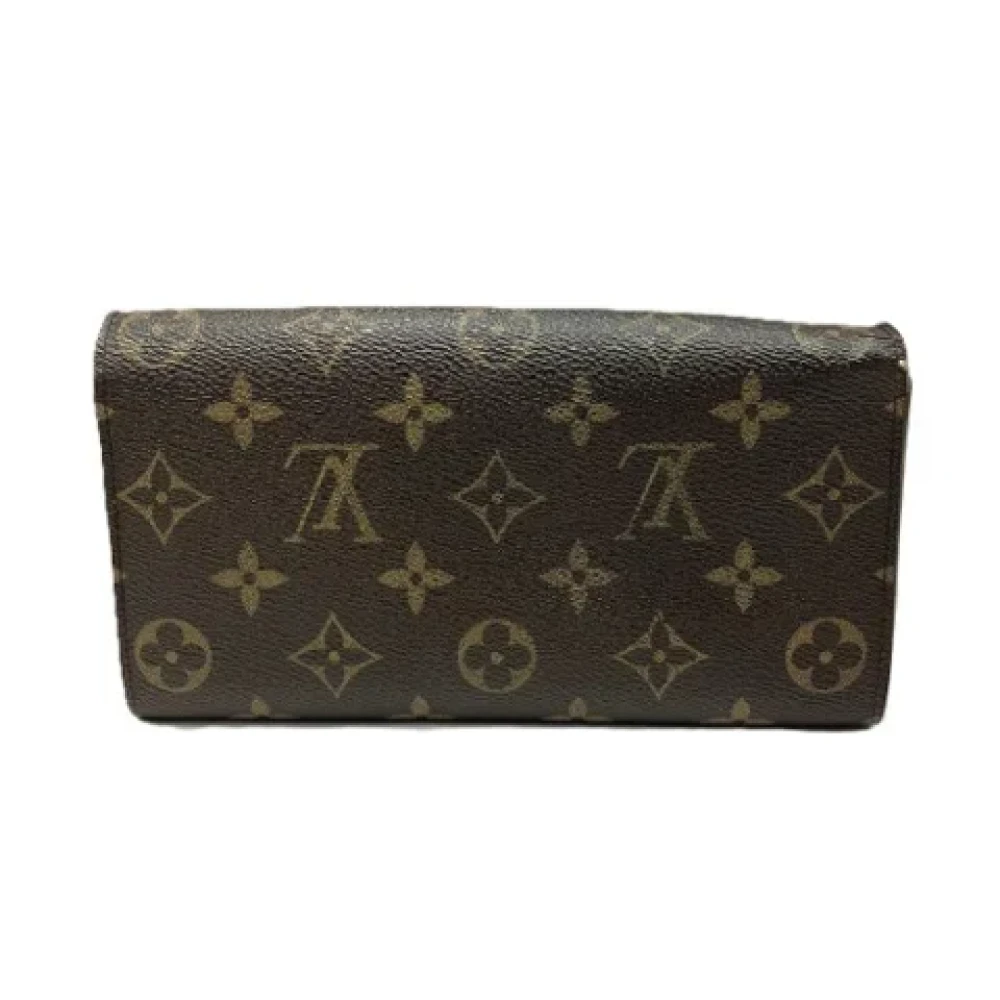 Louis Vuitton Vintage Pre-owned Canvas wallets Brown Dames