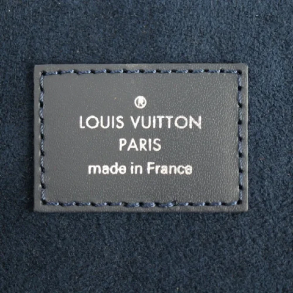 Louis Vuitton Vintage Pre-owned Leather clutches Blue Dames