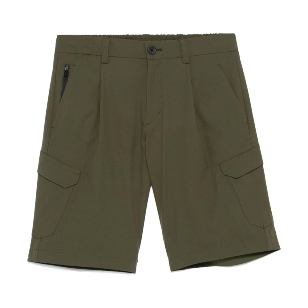 Herno Groene Shorts voor Mannen Green Heren
