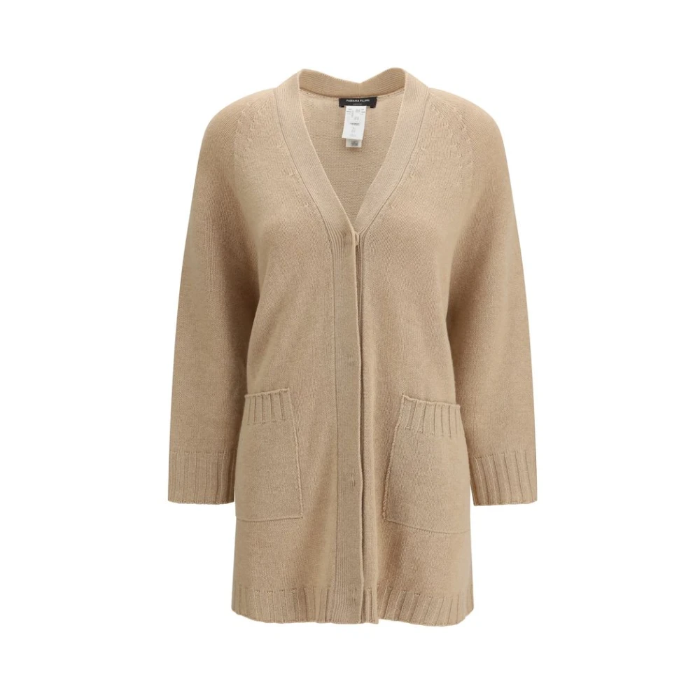 Fabiana Filippi Women's Beige The Cardigan - Cardigans - Xs - Knitwear