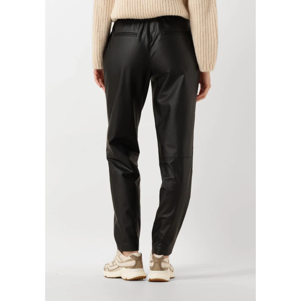 Dante 6 Faux Leather Chino Broek Zwart Black Dames