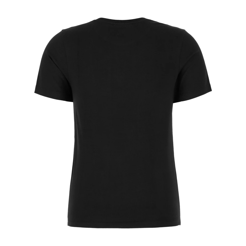 Maison Kitsuné Casual Katoenen T-Shirt voor Mannen Black Dames