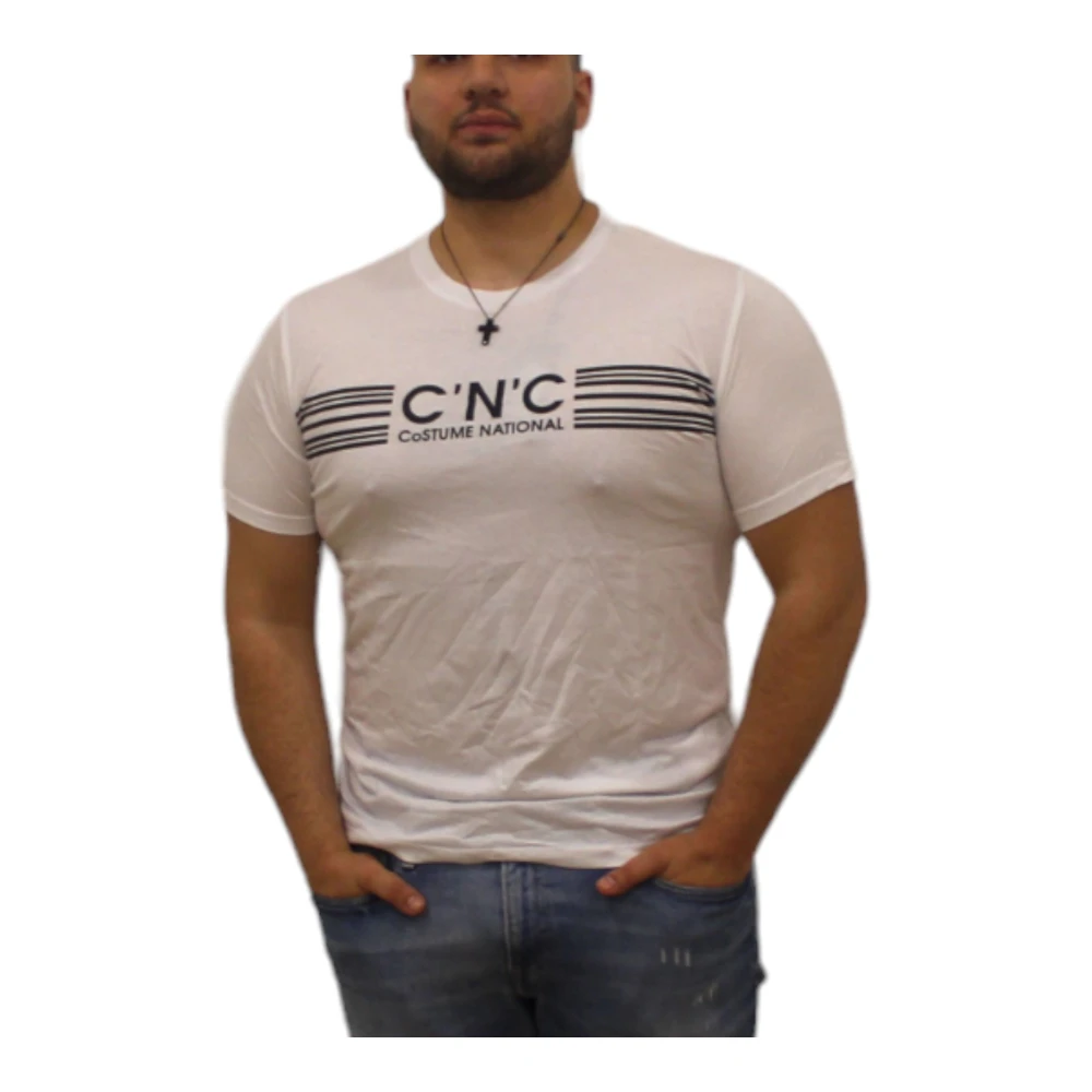 Costume National Korte Mouw T-shirt White Heren