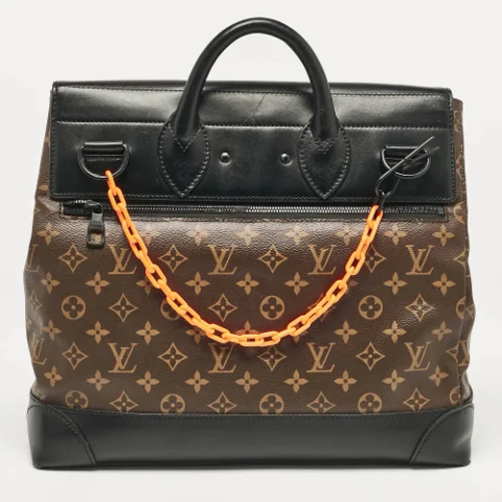Louis Vuitton Vintage Pre-owned Coated canvas travel-bags Black Dames