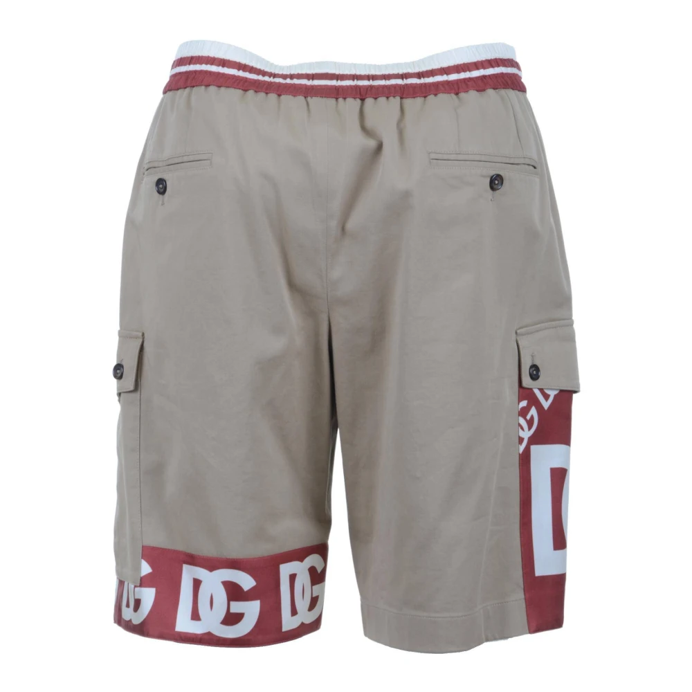 Dolce & Gabbana Cargo Bermuda Shorts voor mannen Brown Heren