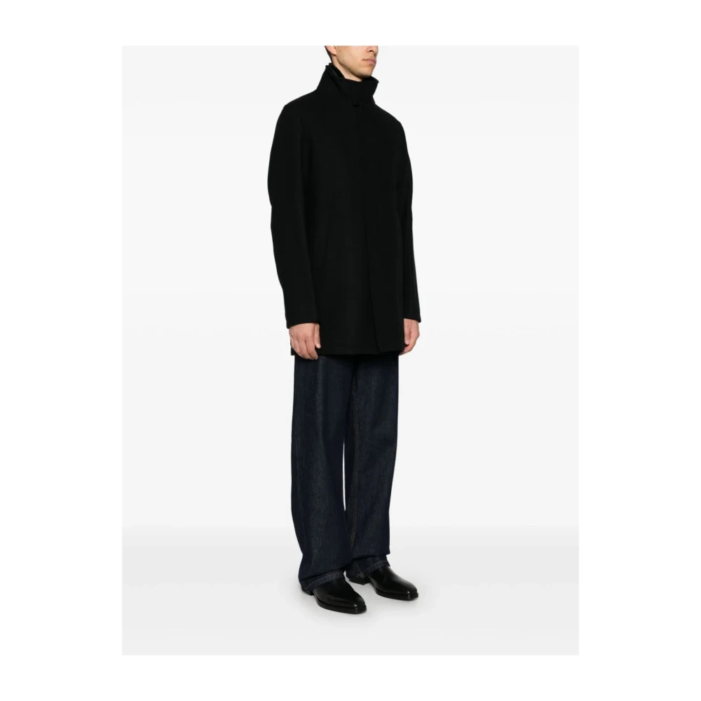Herno Klassieke Zwarte Herenjas Aw24 Black Heren