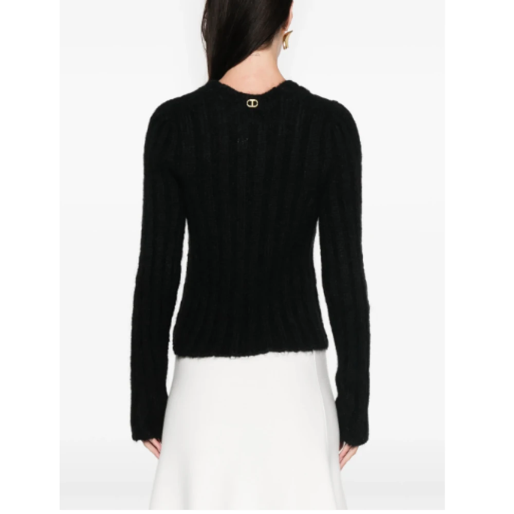 Twinset Zwarte Sweaters Set Black Dames