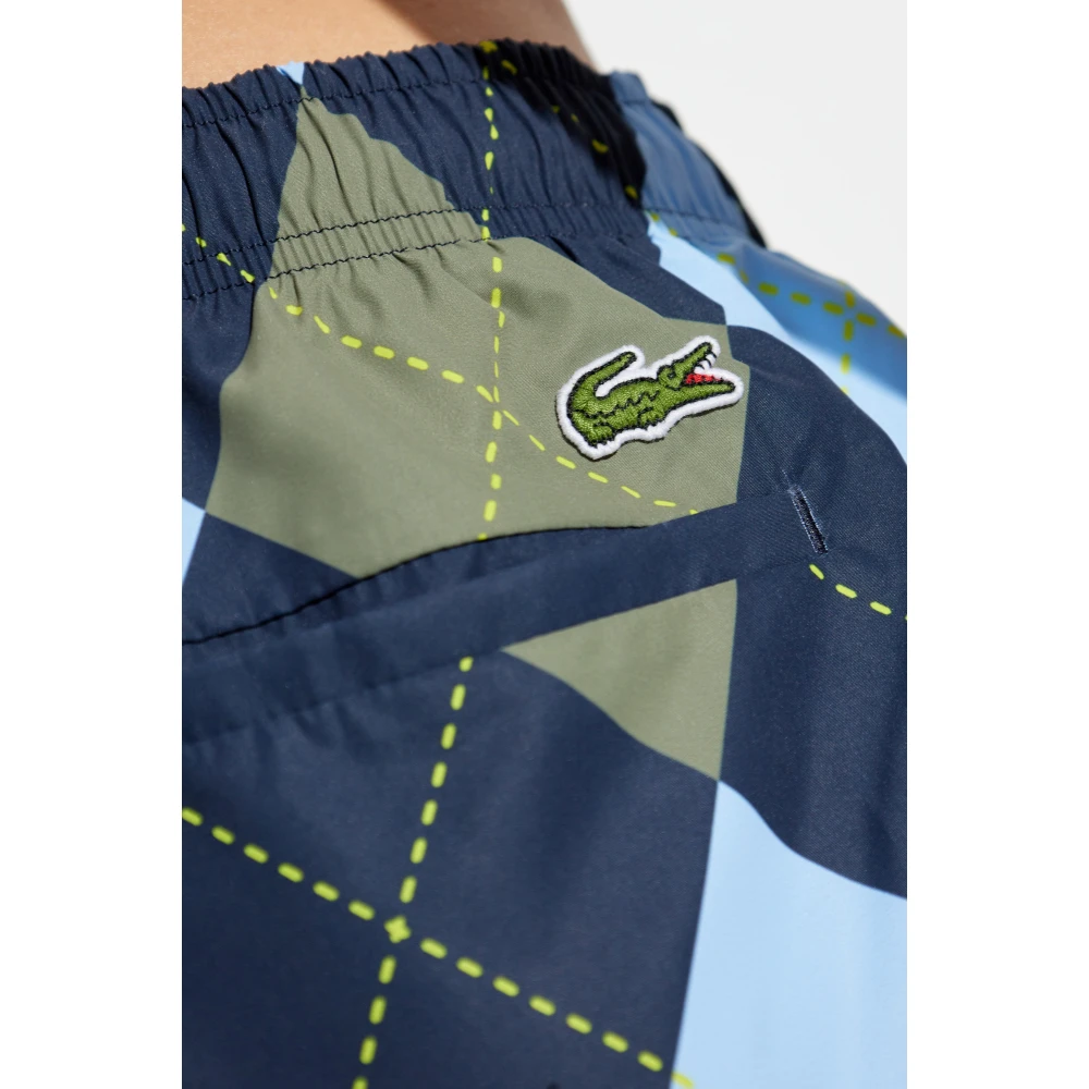Lacoste Zwembroek Blue Heren