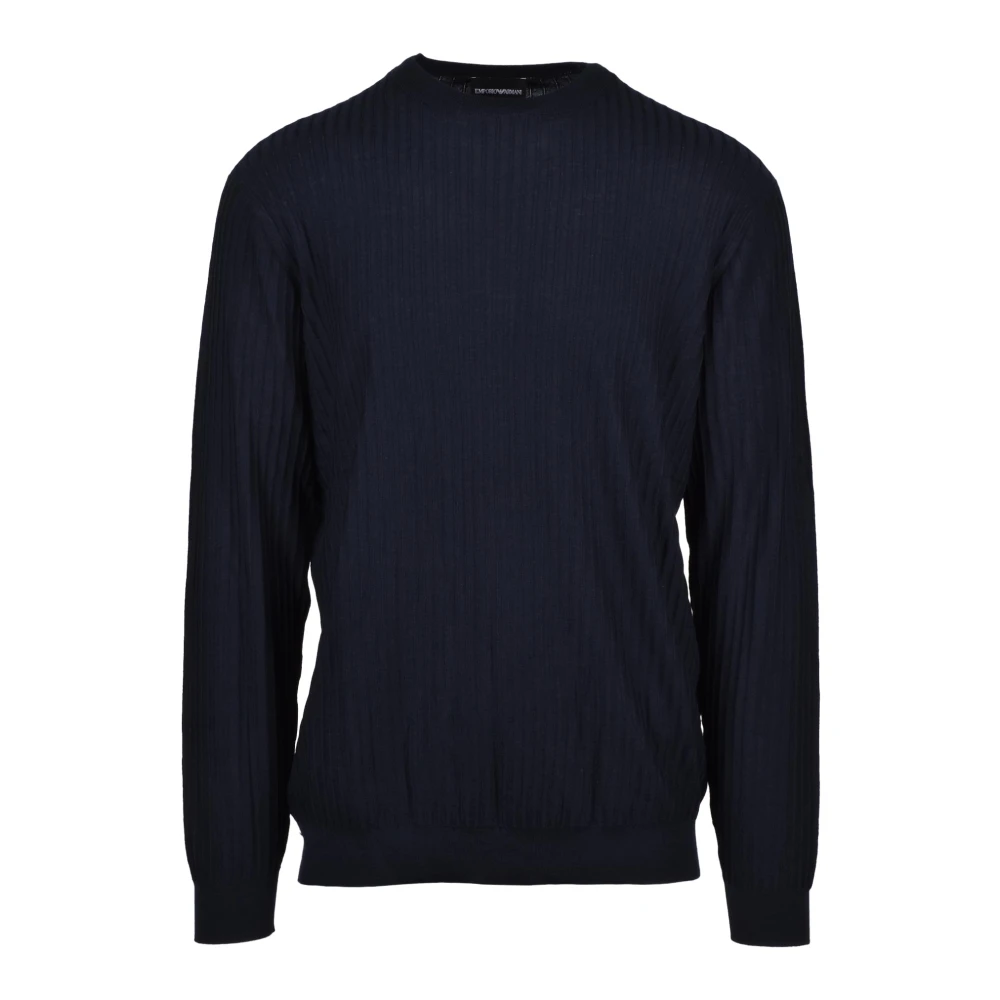 Emporio Armani Herren Blau Strickwaren, Xlgröße: