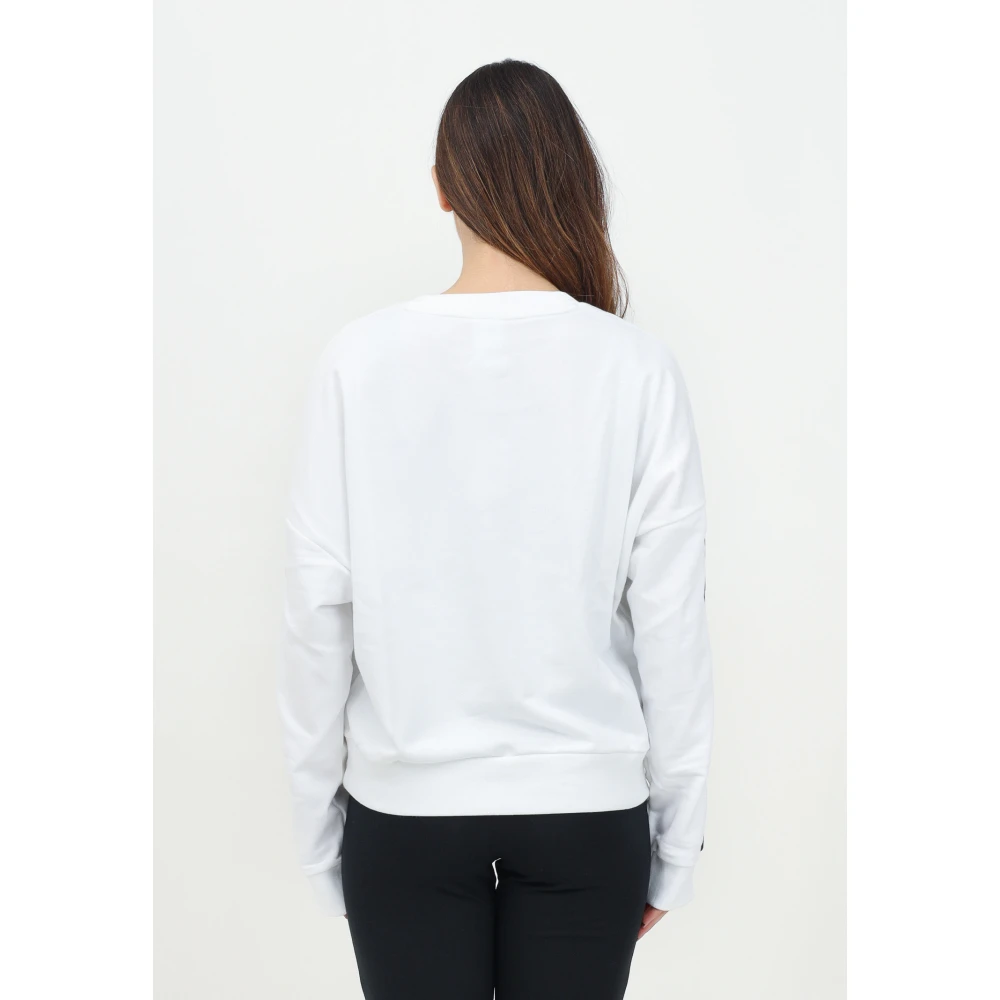 Adidas Witte Sweater Essentials 3-Stripes French Terry White Dames