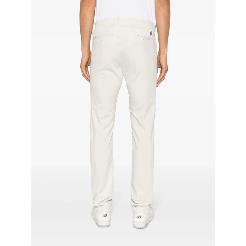 Jacob Cohën Handgemaakte Katoenen Broek Bobby Model White Heren