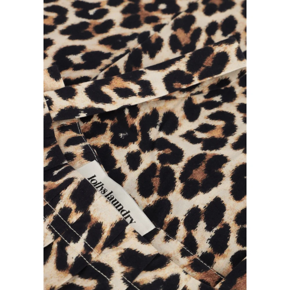 Lollys Laundry Bruine Katoenen Midi Jurk Brown Dames