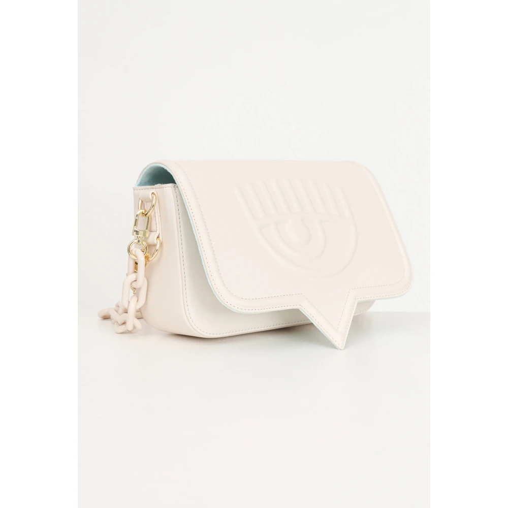 Chiara Ferragni Collection Vierkante schoudertas met Eyelike-logo White Dames