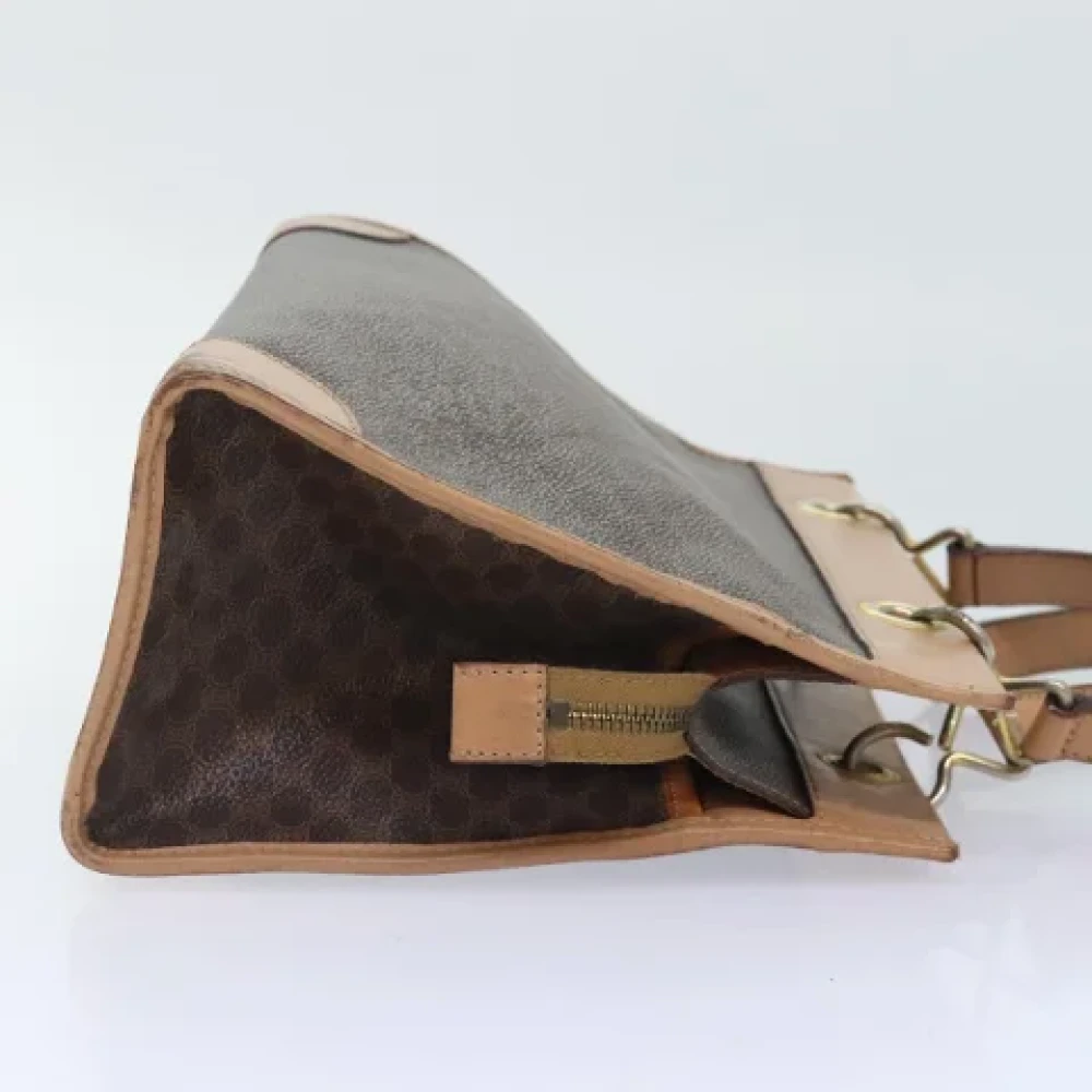 Celine Vintage Pre-owned Leather handbags Brown Dames