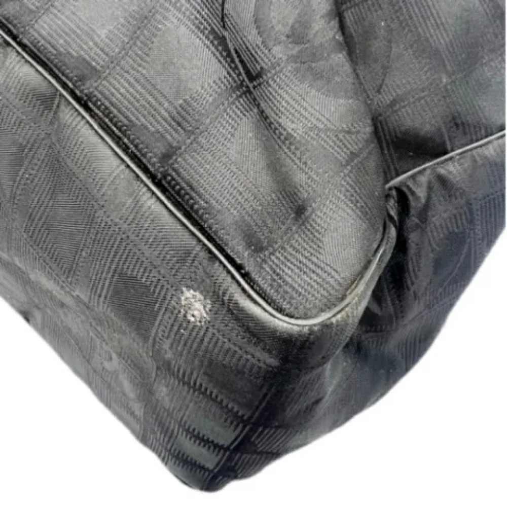 Chanel Vintage Pre-owned Nylon chanel-bags Black Dames