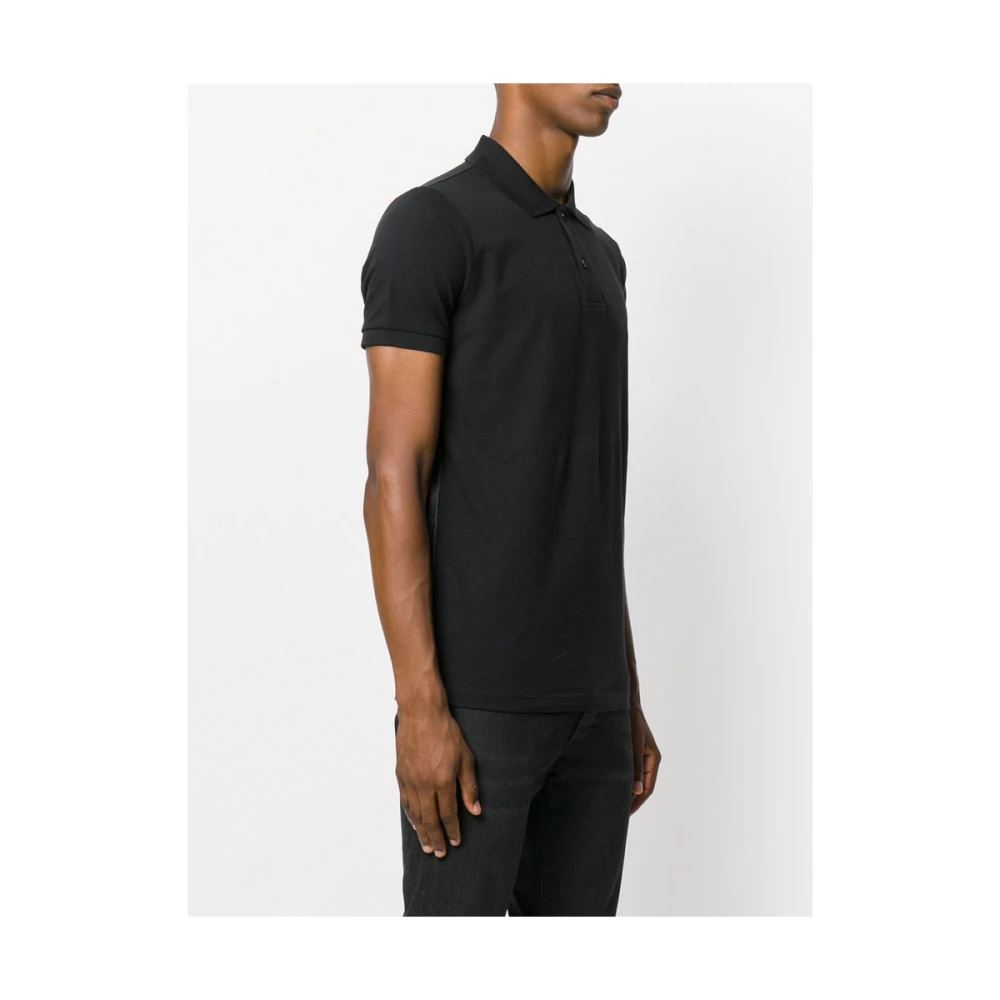 Iceberg Cartoon Print Polo Sweater Black Heren