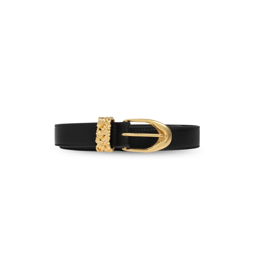 Bottega Veneta Leren riem Black Dames