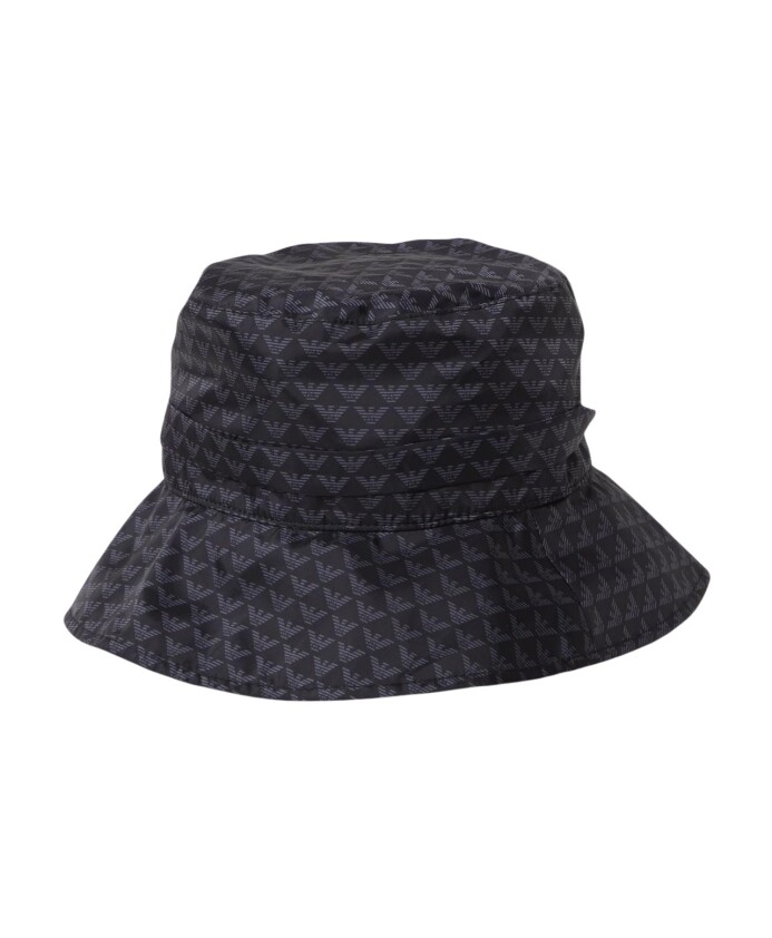 chapeau-seau-noir-avec-logo-imprime