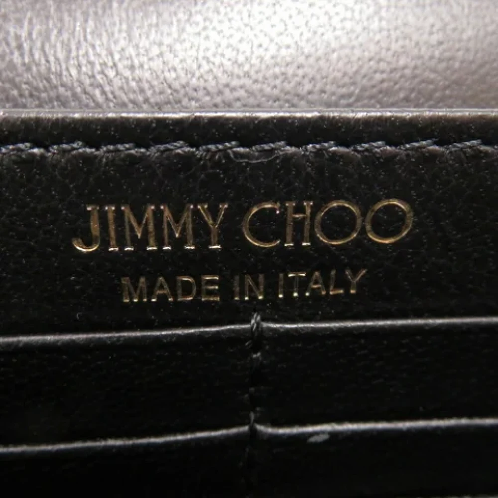 Jimmy Choo Pre-owned Leather wallets Black Dames