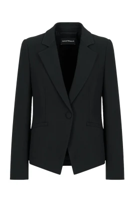Blazer i cady crepe