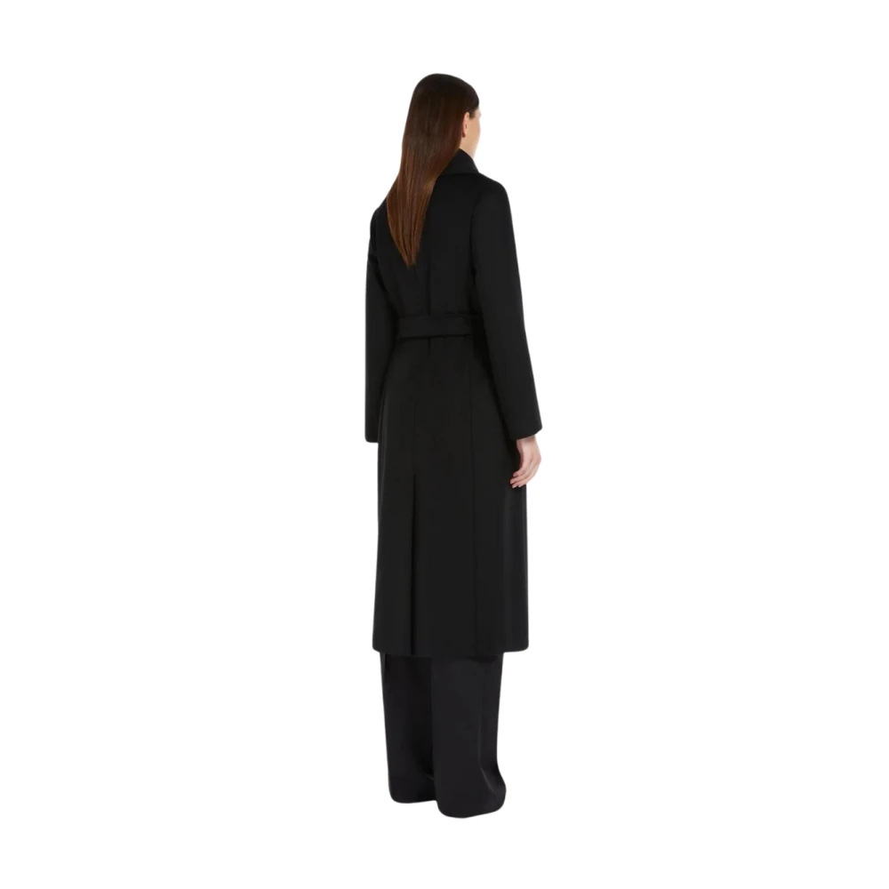 Max Mara Stijlvolle Jas voor Vrouwen Black Dames