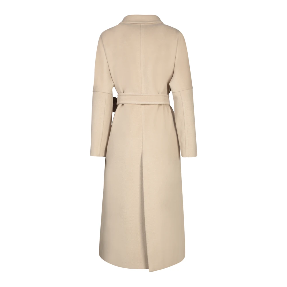 Blanca Vita Beige Wol Wikkeljas Aw24 Beige Dames