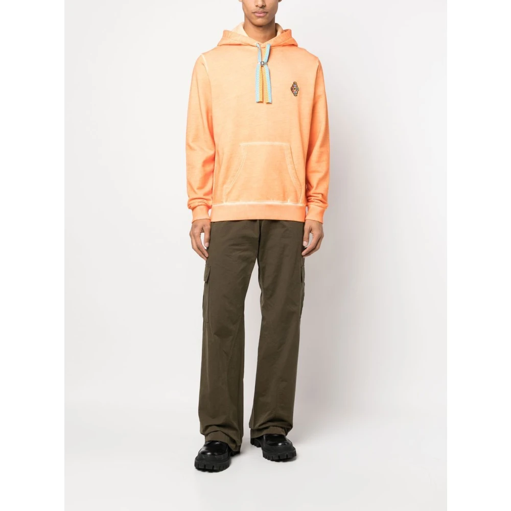 Marcelo Burlon Hoodies Orange Heren