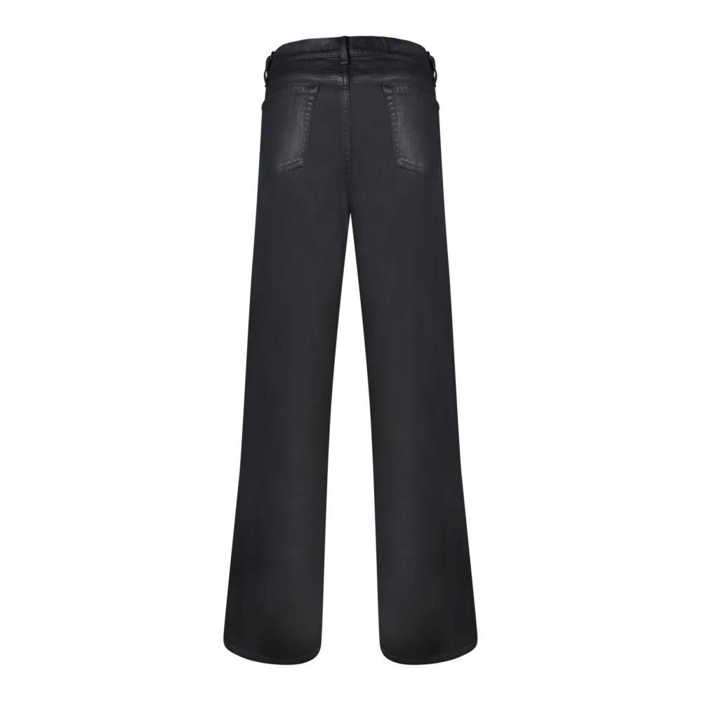7 For All Mankind Stijlvolle Zwarte Jeans Aw24 Black Dames