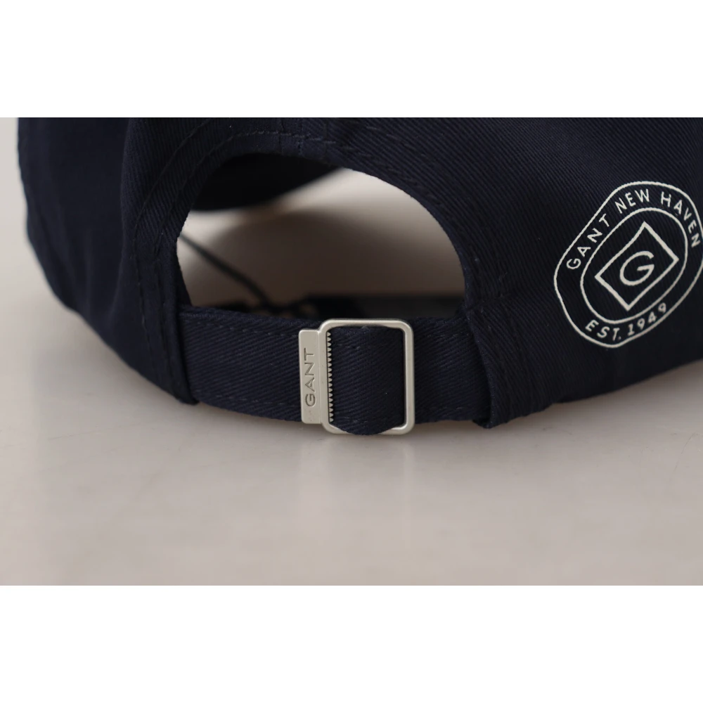 Gant Stijlvolle Blauwe Katoenen Baseballpet Blue Heren