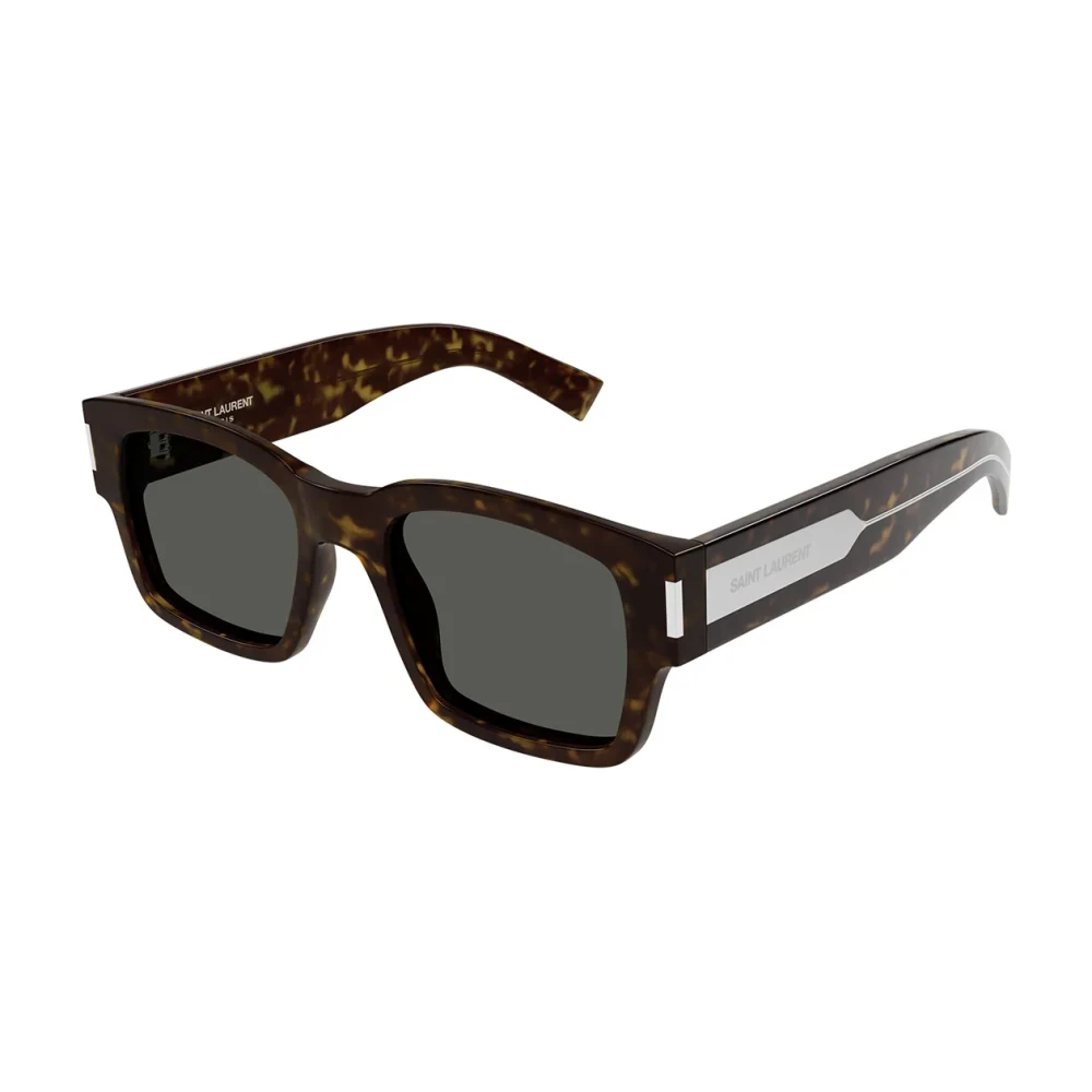 Saint Laurent Unisex Brown Sunglasses, 53 Mm, Metallic Resin Sunglasses Sl 617