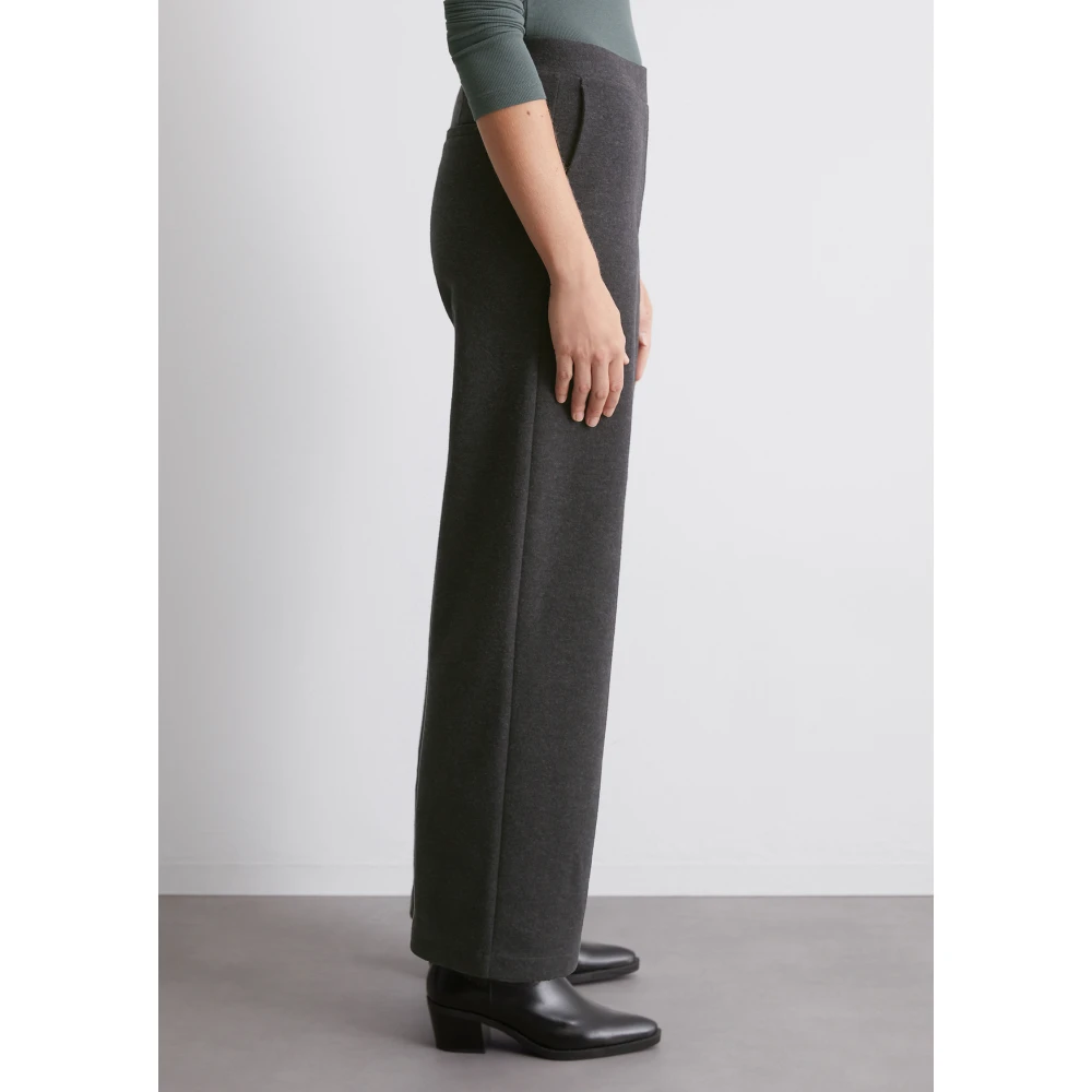 Marc O'Polo Jersey broek recht Gray Dames