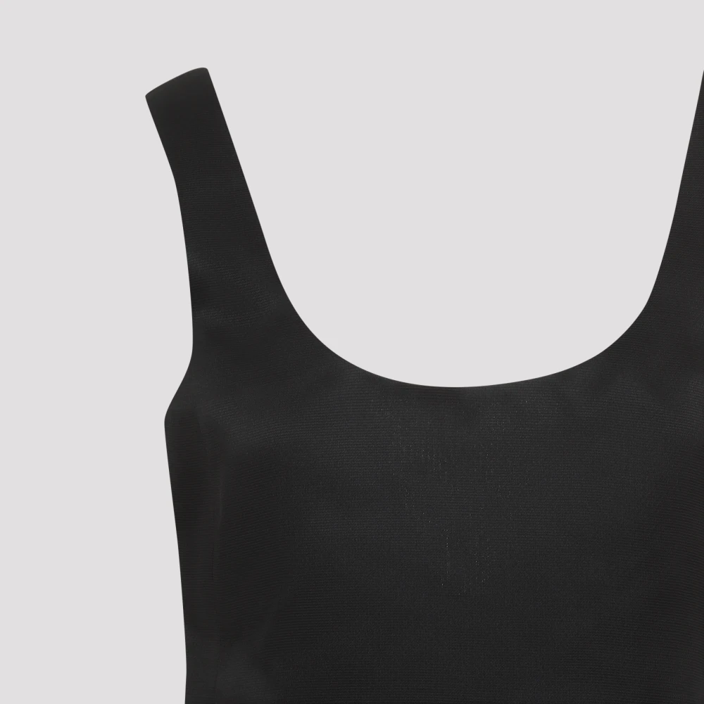 Khaite Zwarte Zijden Pranta Jurk Black Dames