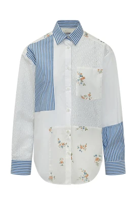 Patchwork Floral Shirt