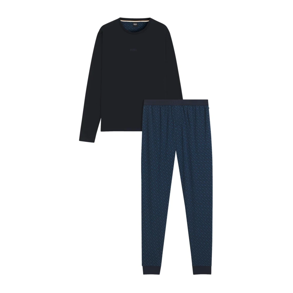 Hugo Men's Blue Pyjamas, L, Relax Long Set 50550494