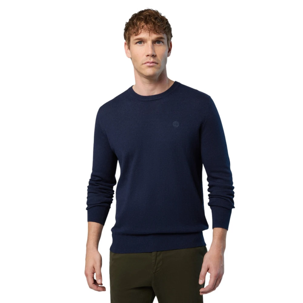 North Sails Ronde Hals Trui Blue Heren