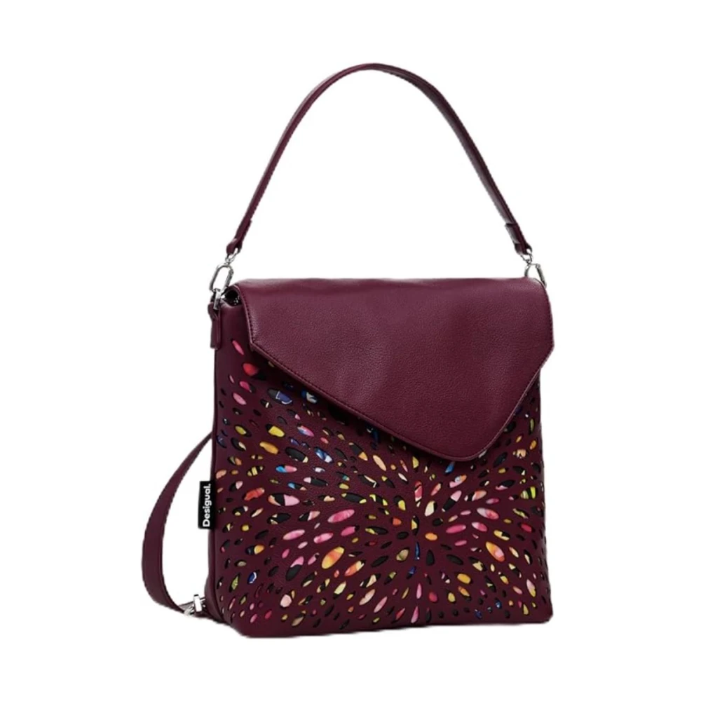 Desigual Blackwell Jersey Tas Herfst Winter Collectie Red Dames