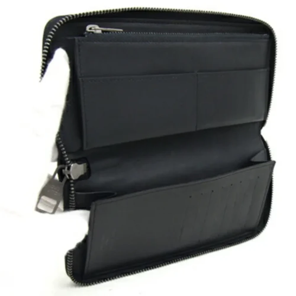 Louis Vuitton Vintage Pre-owned Leather wallets Black Dames
