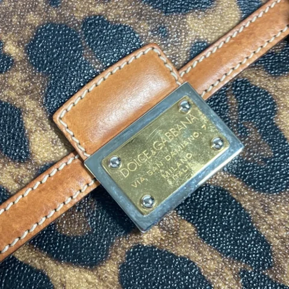 Dolce & Gabbana Pre-owned Fabric totes Brown Dames
