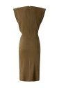 green-crew-neck-dress-straight-hem