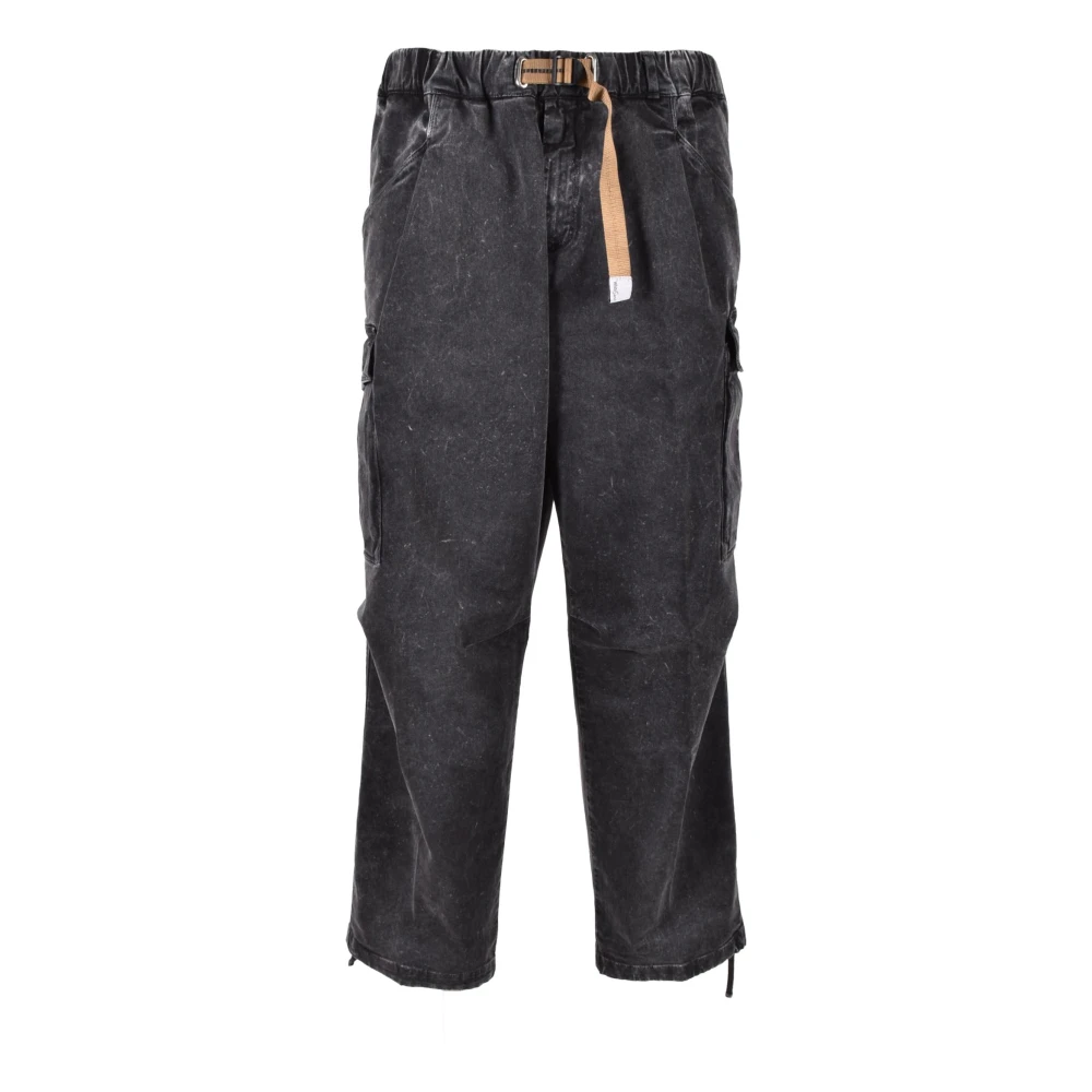 White Sand Katoen Elastaan Pantalone Gray Heren
