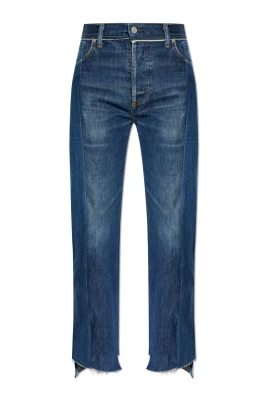 Iconic Cut-up Straight Jeans