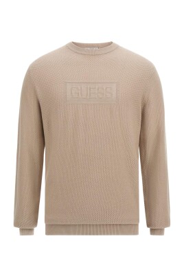 pull-beige-avec-logo-stitch