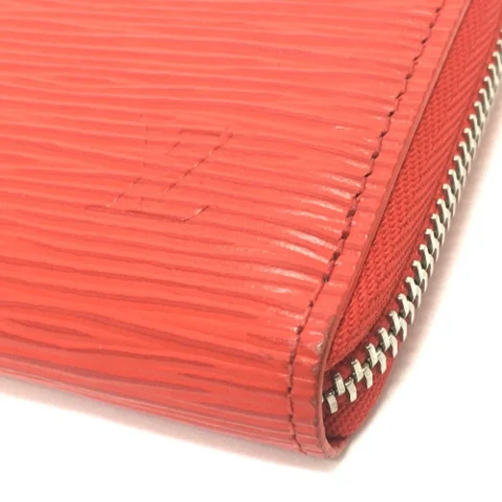 Louis Vuitton Vintage Pre-owned Leather wallets Red Dames