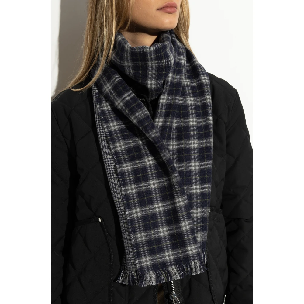 Burberry Sjaal met ruitpatroon Blue Unisex