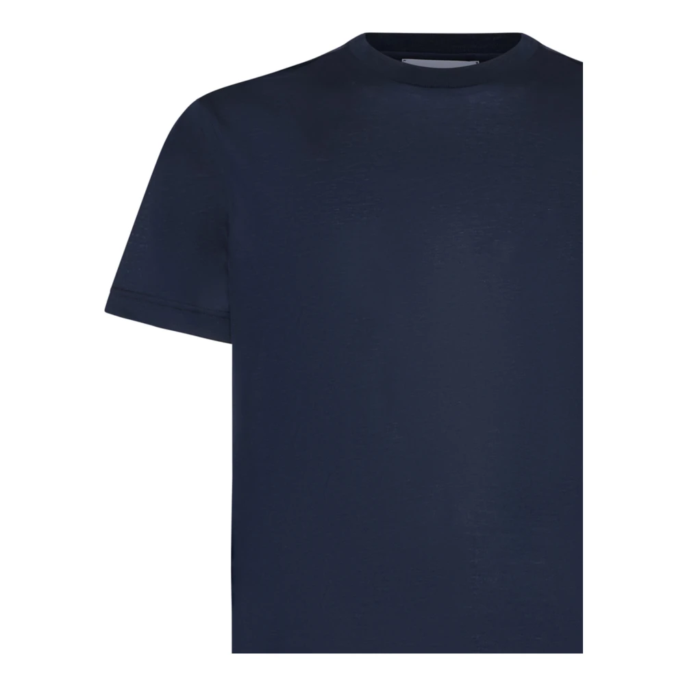 D4.0 Blauwe T-shirts en Polos Blue Heren