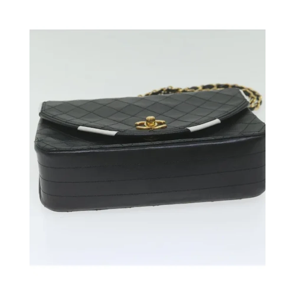 Chanel Vintage Pre-owned Leather shoulder-bags Black Dames