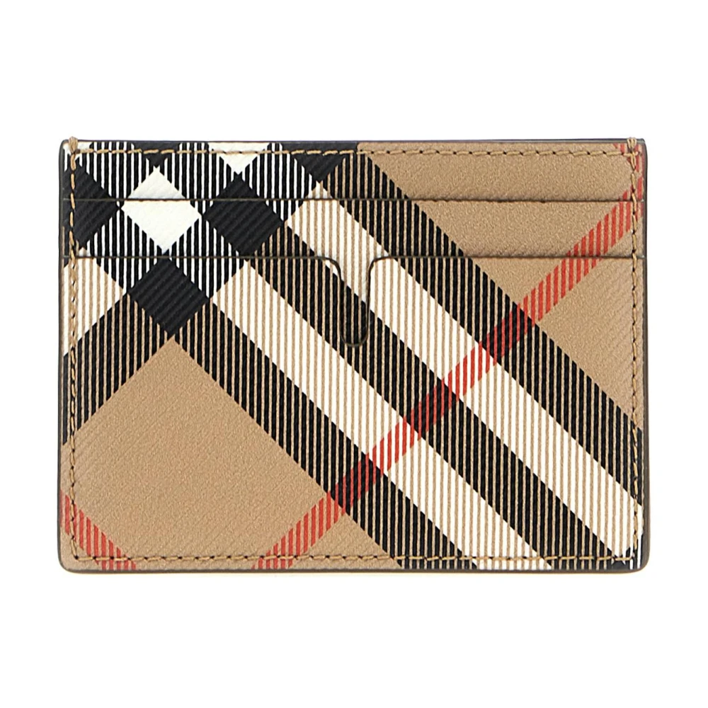 BURBERRY | Sand beige Check credit card holder | Man | PZ - Bild 3