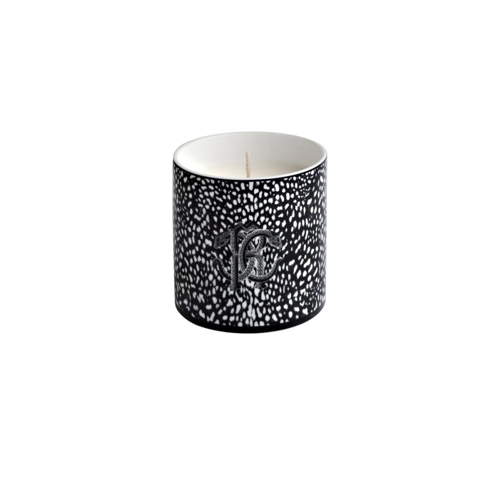 Roberto Cavalli Animalier kaars met Tabac Bois geur Black Unisex